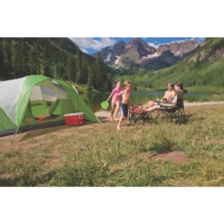 Coleman 6-Person Montana™ Cabin Camping Tent With Extended Awning -Outland Supply 2000001593 LS