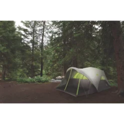 Coleman 6-Person Steel Creek™ Fast Pitch™ Dome Camping Tent With Screen Room, Green -Outland Supply 2000018059 active