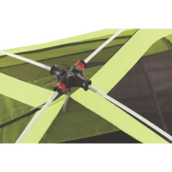 Coleman 6-Person Steel Creek™ Fast Pitch™ Dome Camping Tent With Screen Room, Green -Outland Supply 2000018059 poles