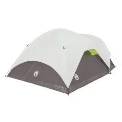 Coleman 6-Person Steel Creek™ Fast Pitch™ Dome Camping Tent With Screen Room, Green -Outland Supply 2000018059 rear