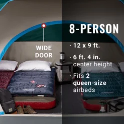 Coleman 8-Person Skydome™ Camping Tent -Outland Supply 2000035803 GSM ATF 5
