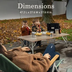 Coleman Living Collection Folding Table -Outland Supply 2149987 LivingCollection FoldingTable ATF5