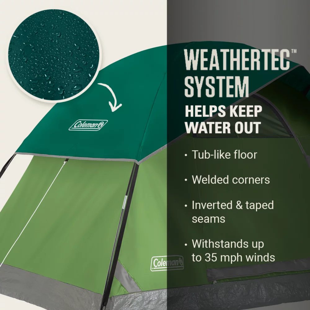 Coleman Sundome® 4-Person Camping Tent 2 Coleman Sundome® 4-Person Camping Tent - Image 2