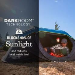 Coleman 2-Person Camp Burst™ Pop-Up Tent With Dark Room™ Technology -Outland Supply 2155786 ATF3