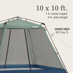 Coleman Skylodge™ 10 X 10 Instant Screen Canopy Tent -Outland Supply 2156423 ShelterSkylodgeScreenhouse 10x10 ATF6