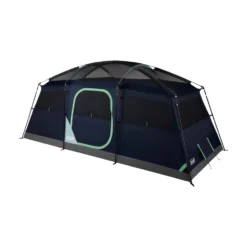 Coleman Sunlodge™ 8-Person Camping Tent, Blue Nights -Outland Supply 8P20CABIN20CONVENTIONAL Blue20Nights 2 Front Angle Fly20Off Windows20Up