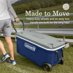 Coleman 316 Series™ 100-Quart Wheeled Cooler 9 Coleman 316 Series™ 100-Quart Wheeled Cooler -Outland Supply Coleman 316 100QuartWheeled Twilight ATF2