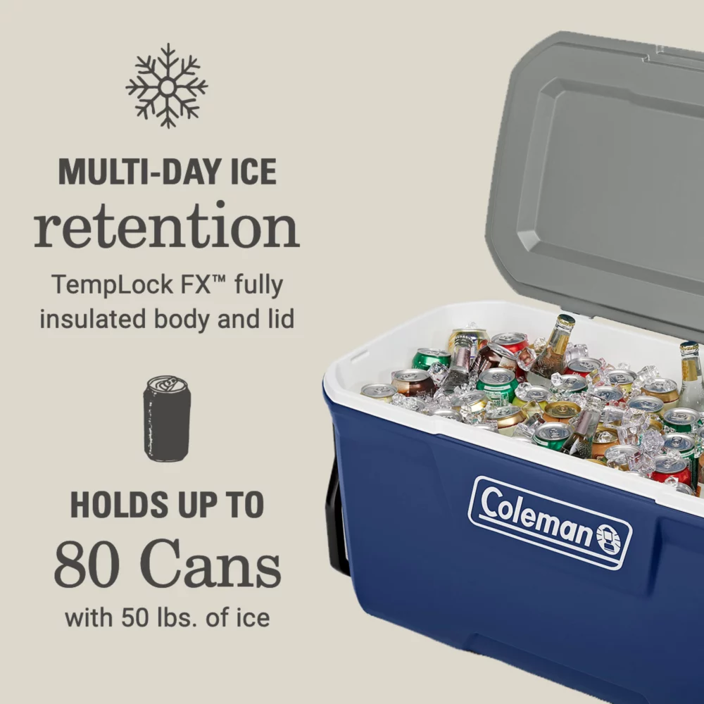 Coleman 316 Series™ 100-Quart Wheeled Cooler 2 Coleman 316 Series™ 100-Quart Wheeled Cooler - Image 2