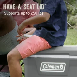 Coleman 316 Series™ 65-Quart Wheeled Cooler -Outland Supply Coleman 316 Series 65QT Rock ATF6