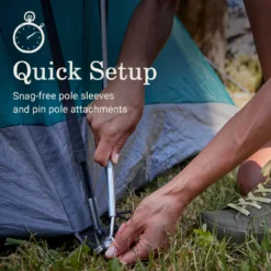 Coleman Blue Springs II™ 8-Person Camping Tent -Outland Supply Coleman BlueSpringsTents 8P StormGray ATF5