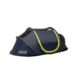 Coleman 2-Person Camp Burst™ Pop-Up Tent With Dark Room™ Technology -Outland Supply PopUpTent 2P DarkRoom Hero 3 4 Fly Off 0004 v2